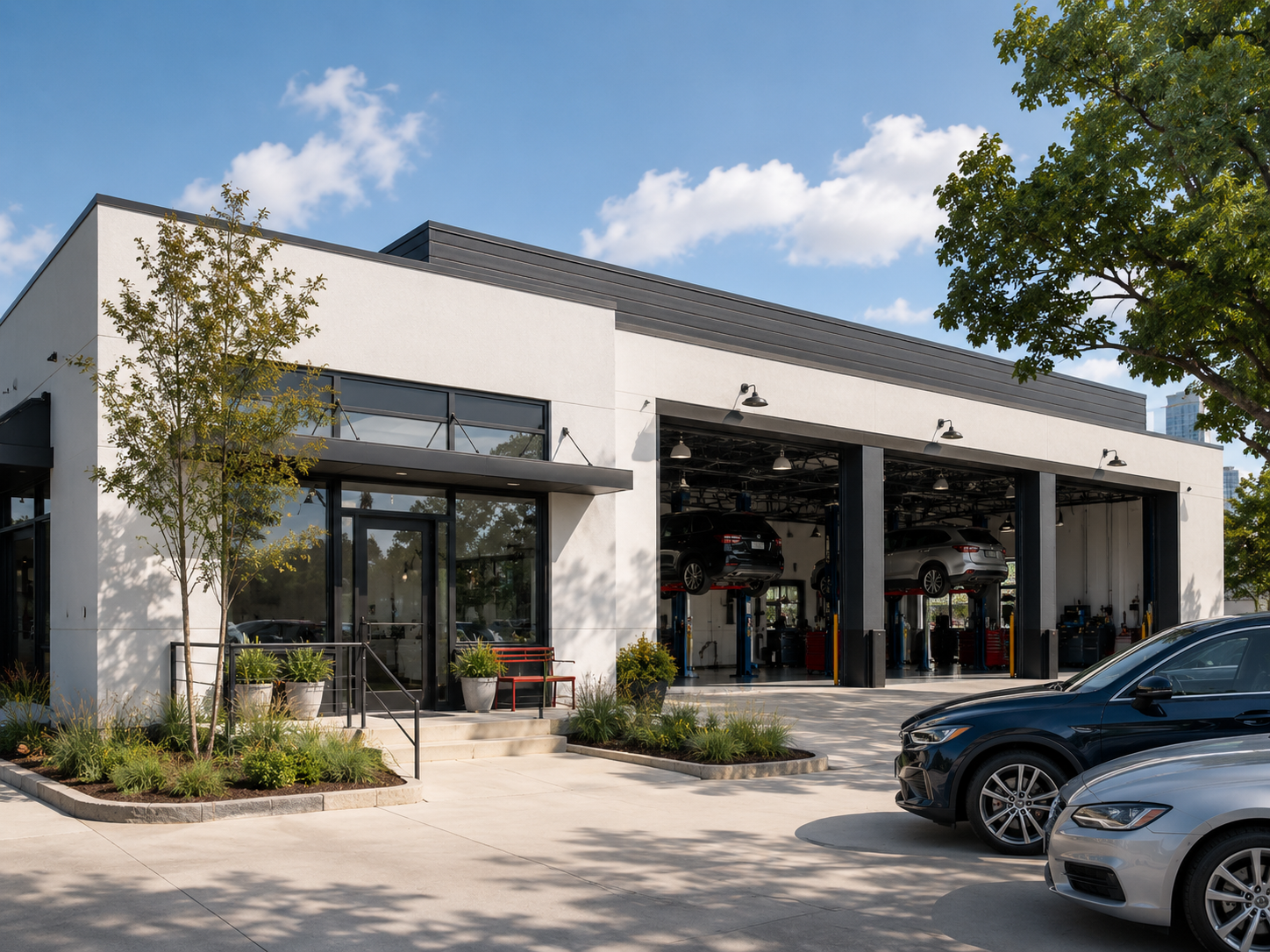The Carl's Automotive shop in South Austin