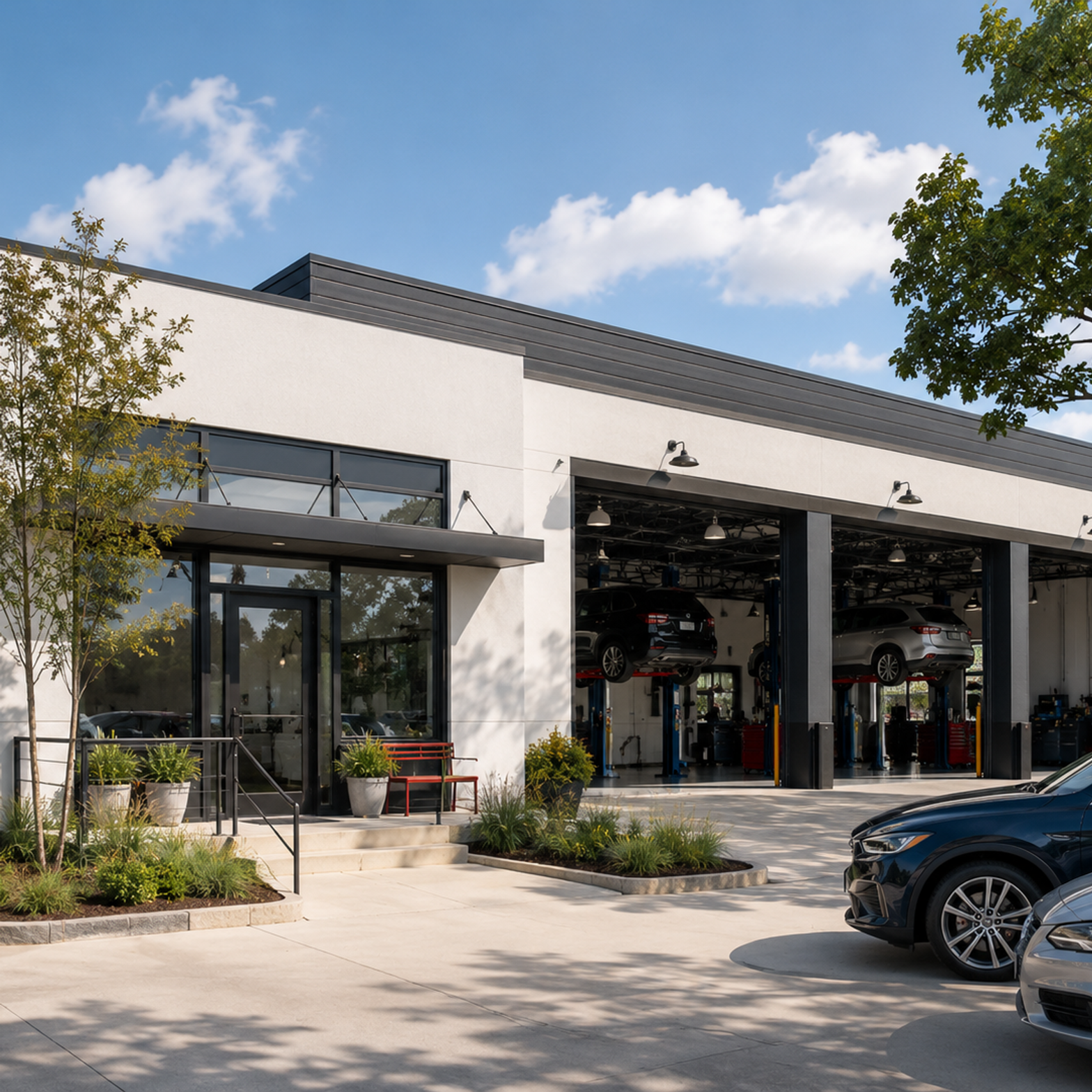 The Carl's Automotive shop in South Austin